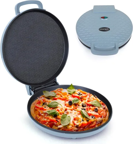 Vista 9 de Horno para Pizza Courant 30 cm Máquina para Pizzas, Nuevo y Mejorado con Manija de Enfriamiento Térmico Antiadherente, Horno para Pizza y Calzones