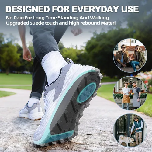 Vista 6 de OrthoComfoot Plantillas para pies planos para hombres y mujeres: insertos de soporte de arco para alivio de la fascitis plantar, 240 libras