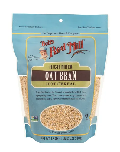 Vista 3 de Bob's Red Mill Salvado de avena, 18 onzas (paquete de 4) - Sin OMG, vegano, kosher