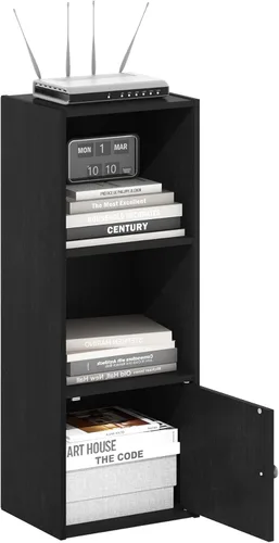Vista 94 de Furinno PASIR - Estantería de libros de 2 niveles, estantería moderna de 9 x 12 x 21, estanterías abiertas para sala de estar, dormitorio, oficina