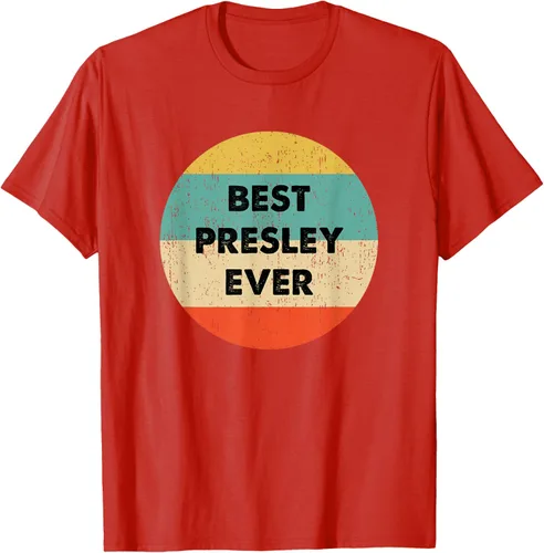 Vista 83 de Camiseta Presley Name, Negro, S