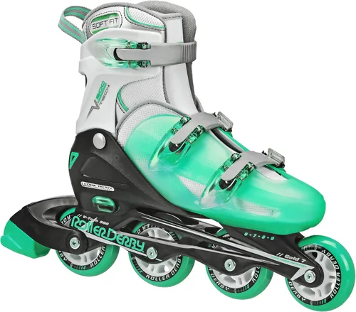 Vista 15 de Roller Derby V-Tech 500 Adjustable Performance Inline Skates for Men, Women, Kids, Teens