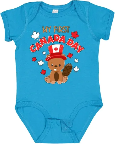 Vista 19 de inktastic My First Canada Day Baby Bodysuit