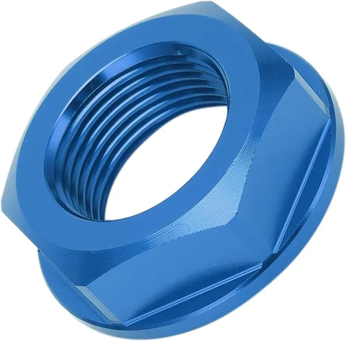 Vista 8 de Fydun M22x1.5 - Tuerca de bloqueo de eje de rueda de aluminio para motocicleta, repuesto para para (azul)