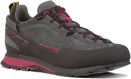 Vista 2 de La Sportiva Boulder X ApproachZapatos de senderismo para mujer carbonoremolacha 9 Carbonoremolacha