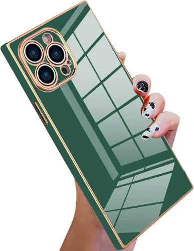Vista 72 de KANGHAR Funda compatible con iPhone 12 de lujo con bonito diseño galvanizado, carcasa de cuerpo completo, antiarañazos, a prueba de golpes, funda