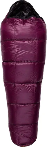 Vista 2 de Highlite - Saco de dormir de 35 grados, color ciruela, 6 pies / cremallera izquierda