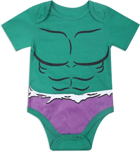 Vista 4 de Marvel Avengers Baby Boys 5 Pack Short Sleeve Bodysuit for Newborns and Infants BlueRedBlackGreen