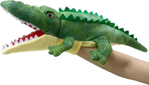Vista 10 de Marionetas de mano, títeres de oso, marionetas de mano de animales de 10 pulgadas para niños, marioneta de mano para niños pequeños de 1 a 3 años