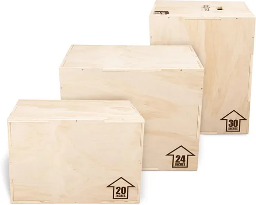 Vista 6 de GoSports Fitness Caja de salto pliométrica 3 en 1 - Pequeña, estándar o XL - Caja de lanzamiento para ejercicios de todos los niveles de habilidad