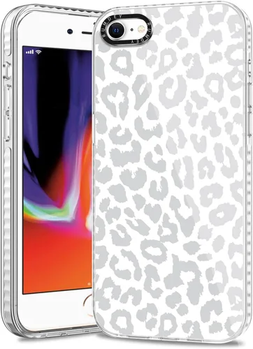 Vista 2 de Paquete de 2 Fundas con Estampado de Chiita para Apple iPhone 7/8/iPhone SE 2020/2022, de 4.7 Pulgadas, Funda Transparente Linda Coquette