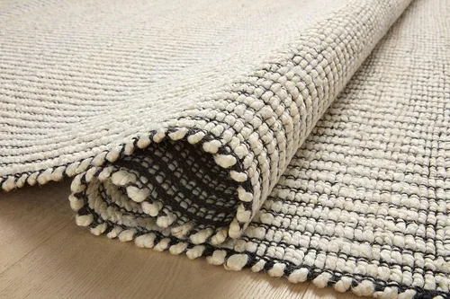 Vista 13 de Loloi Angela Rose Colton Collection CON-02 - Alfombra decorativa (2 pies x 3 pies x 0 pulgadas), color marfil/negro