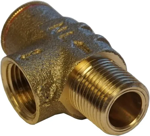 Vista 7 de Merrill PRVNL50100 Válvula de alivio de presión de latón sin plomo de 1/2 pulgada, válvula de seguridad ajustable de 100 PSI para pozo de agua fría