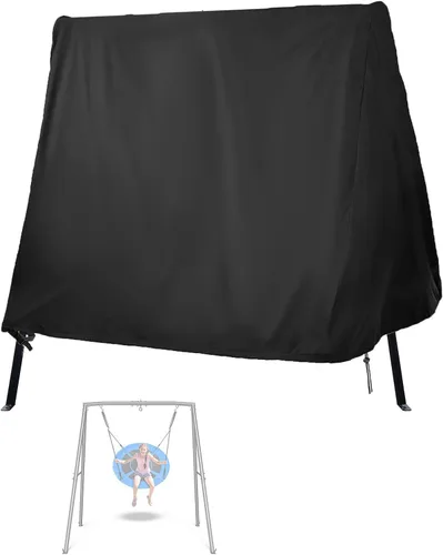 Vista 11 de Kasla Outdoor Swing Cover, Waterproof and Heavy-Duty Cover for Patio A Frame Swing Set & Porch Glider Hammock & Porch Swing Stand