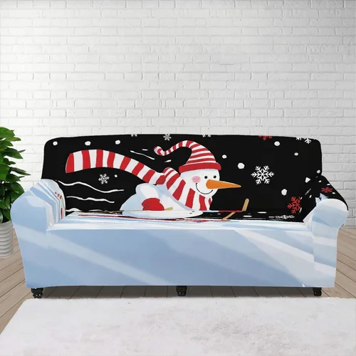 Vista 8 de Horeset Funda elástica para silla con diseño de flores hippie otoñales, funda para sofá, lavable, protección de muebles con espuma antideslizante