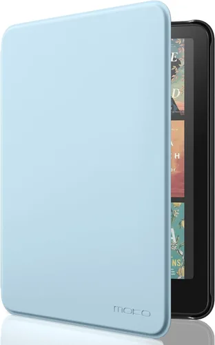 Vista 11 de MoKo Funda para Amazon Kindle Basic de 11ª generación 2024/2022 de 6 Verde medianoche