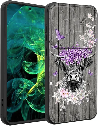 Vista 246 de Funda para Galaxy A16 5G con cubierta para cámara deslizante, resistente de doble capa, híbrida, a prueba de golpes, funda protectora resistente