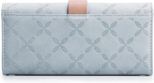 Vista 5 de PAULO SERINI Cartera Mujer - Cartera para mujer con monedero - Tarjetero 9 tarjetas - Pulsera - Carteras veganas para mujer - Regalos de cumpleaños