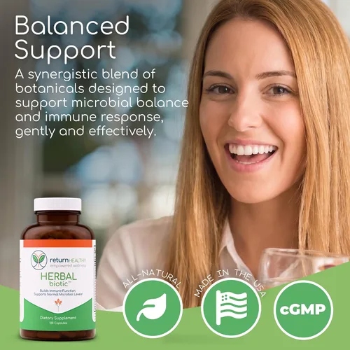 Vista 5 de Biotico herbario, vitaminas de apoyo inmunológico, refuerzo natural del sistema inmunológico para adultos, suplemento de apoyo inmunológico