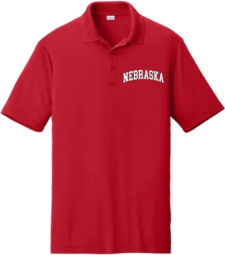Vista 20 de State Sports Fan Wear Performance - Polo para hombre que absorbe la humedad Misuri