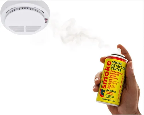 Vista 2 de Probador de detector de humo, 10 pulgadas de largo x 9 pulgadas de ancho