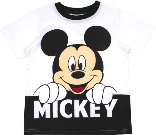 Vista 4 de Disney boys Mickey Mouse Short Sleeve T-shirt pack of 3