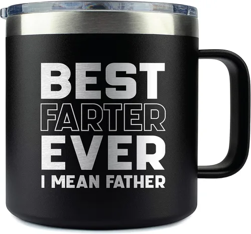 Vista 6 de Mejor Padre que Flatea, Quiero Decir Padre, Taza del Día del Padre - Mejor Taza de Papá del Mundo - Taza de Chistes de Papá Taza de Papá Papá Tazas