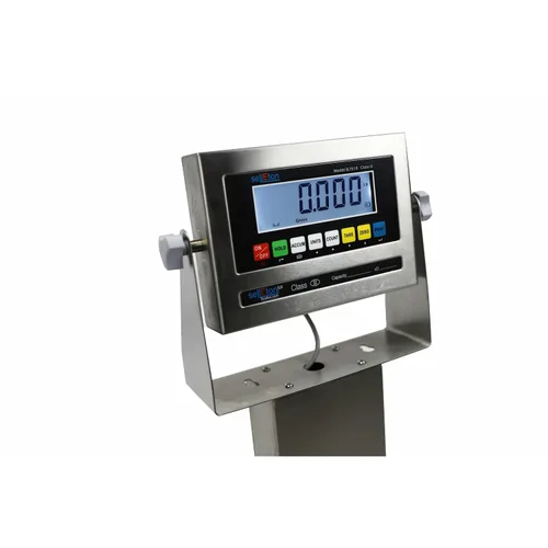 Vista 5 de Liberty LS-915-SS-HP-6 NTEP - Báscula de mesa de acero inoxidable de alta precisión de 10 x 10 pulgadas para pesar equipaje, capacidad de 6 libras x
