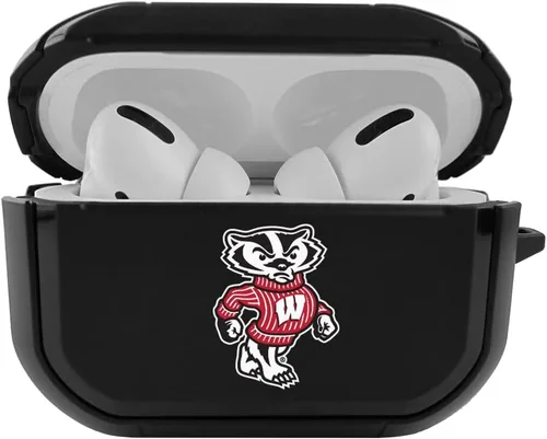Vista 38 de Funda negra duradera para Apple AirPods Pro (1ª/2ª generación) con mosquetón - Alabama Crimson Tide