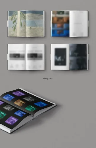 Vista 5 de EXO CHEN LAST SCENE 3er Mini álbum (VIOLETA (A) / GRIS (B) - Ver.)+1ea EXO Store Tarjeta de regalo K-POP sellada