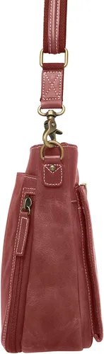 Vista 2 de Gun Tote'n Mamas - Organizador de cuerpo cruzado con diseño de búfalo envejecido