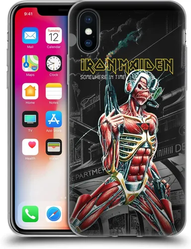Vista 166 de Head Case Designs Funda de gel suave con licencia oficial de Iron Maiden Brave New World, compatible con Apple iPhone 7 Plus/iPhone 8 Plus Nuevo