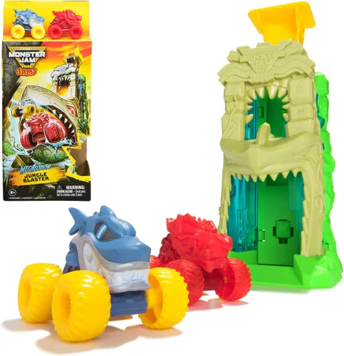 Vista 9 de Monster Jam Mini Jams Megalodon Barnacle Blaster Monster Truck Playset