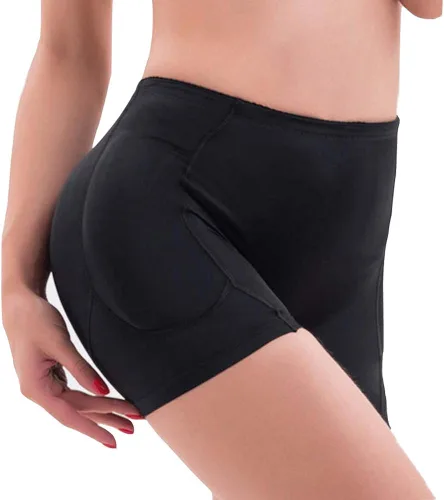 Vista 8 de Levantador de glúteos y caderas para mujer 4 almohadillas extraíbles para glúteos ropa interior acolchada sin costuras