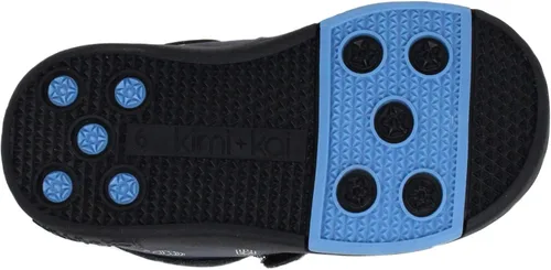 Vista 6 de Kimi Kai First Walker - Zapatillas de deporte de piel con nave espacial para niños