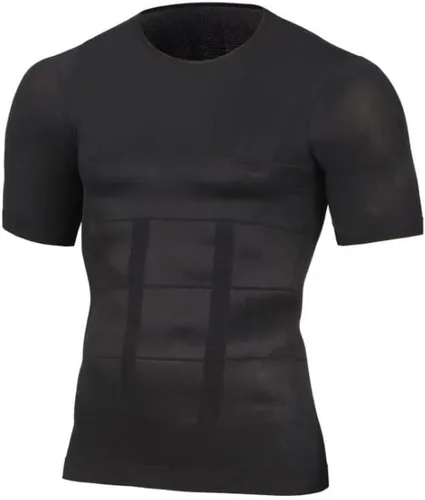 Vista 6 de Arjen Kroos Men's Gynecomastia Compression Shirts Shapewear Body Shaper Slimming Undershirts