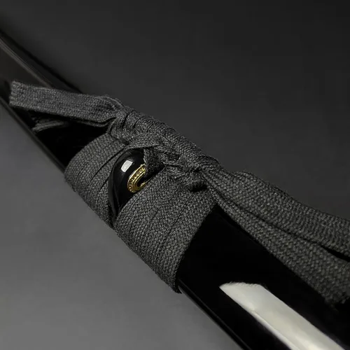 Vista 7 de Musashi - Cortador rápido de bambú ligero Katana de arcilla real templada 1060 hoja de acero al carbono Samurai Sword Katana