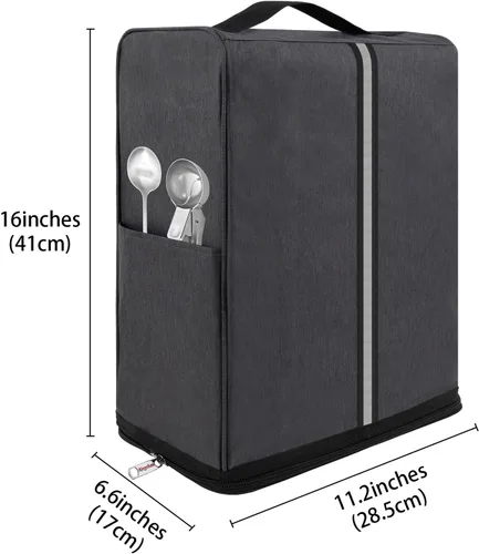Vista 2 de Bolsa de almacenamiento para hacer helados compatible con Ninja Creami Breeze NC201, NC299AMZ, Ninja NC301, picnic familiar, barbacoa al aire libre