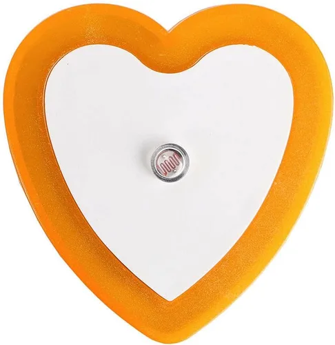 Vista 8 de ausuky 0.5W Plug-in Auto Sensor Control LED Noche Luz Lámpara Dormitorio Pasillo Corazón en forma de Corazón (blanco)