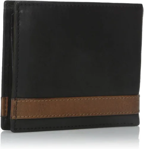 Vista 2 de Fossil Mens Leather Bifold Wallet with Coin Pocket