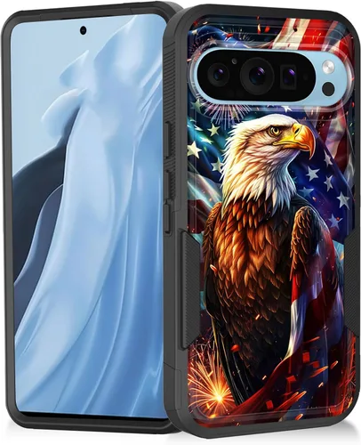 Vista 72 de Funda para Pixel 11 Pro XL, resistente de doble capa híbrida de policarbonato duro de goma suave a prueba de golpes para Google Pixel 11 Pro XL 6.8