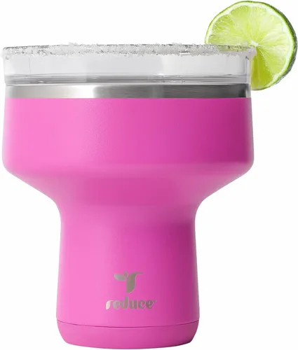 Vista 18 de Reduce Saltini - Vaso de cóctel de 16 onzas, vaso aislado de margarita con tapa, mantiene las bebidas frías durante 10 horas, alternativa al vaso