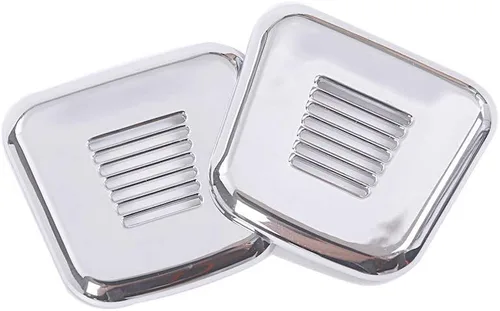 Vista 6 de 5 colores ABS coche interiot techo micrófono cubierta ajuste para Alfa Romeo Giulia Stelvio 2017-2019 Auto Accesorios (plata brillante)