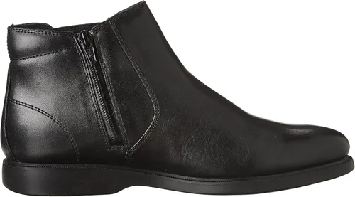 Vista 6 de Geox Botas Chelsea de caña baja para hombre, Negro