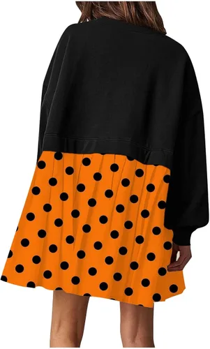 Vista 3 de Vestidos cóctel Mujer 2023 2024 Manga Larga Color sólido Vestido con dobladillo fluido Vestidos Cortos ahumados