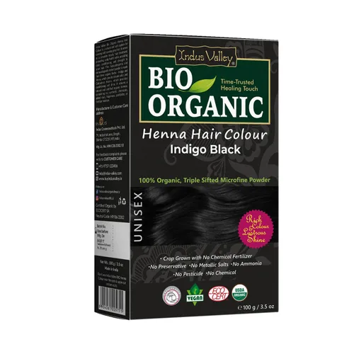 Vista 13 de Indus Valley Bio - Tinte natural orgánico para el cabello de henna para mujeres, rubio, 3.53 onzas, 100% cobertura de canas y tinte de cabello