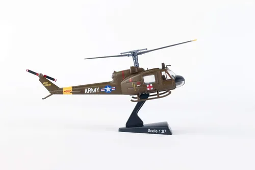 Vista 12 de Daron Worldwide Trading Sello postal UH-1 Huey MEDEVAC Vehículo del Ejército de EE. UU. (Escala 1/87)