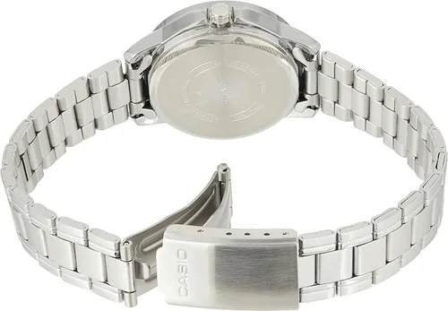 Vista 2 de Casio LTP-V004D-2B - Reloj de pulsera para mujer, acero inoxidable, esfera azul