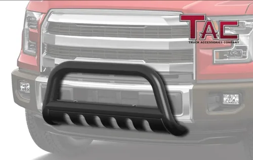 Vista 3 de TAC Bull Bar Fit 2007-2021 Tundra Pickup Truck / Sequoia SUV 2008-2022 de 3 pulgadas, cepillo frontal negro, protector de parachoques protector