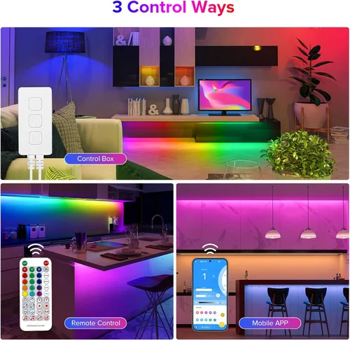 Vista 6 de SEZO WS2812B Controlador LED Bluetooth 600pixels/puerto SP611E Control de sincronización de música para WS2811 WS2812 SM16703 UCS1903 direccionable
